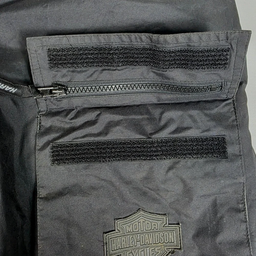 Harley Davidson Mens Motorcycle Riding Pants Black Water Resistant Medium Bootie